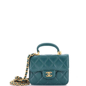 Chanel Top Handle Flap Coin Purse With #218158C21